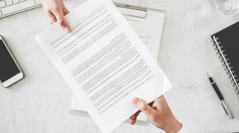 commerial agreement handling