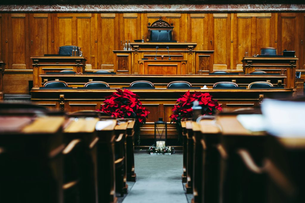 picture of a court room