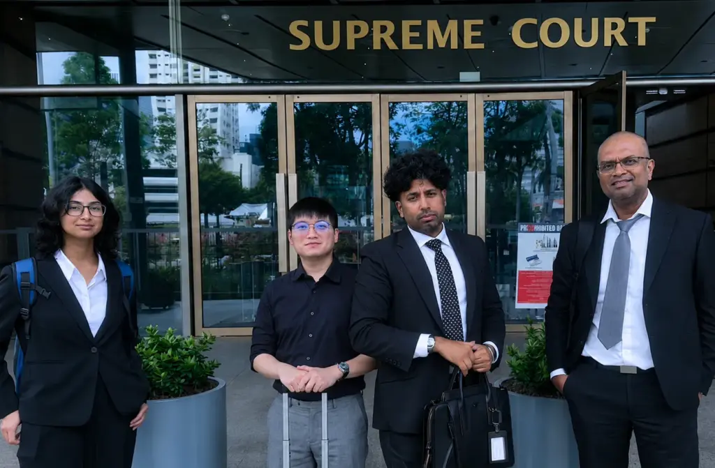 Silvester Legal Team at Supreme Court